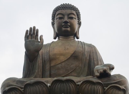 Buddha Statue at the Po Lin Monestary.